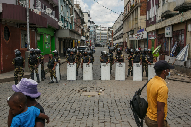 Madagascar opposition protests against pandemic response