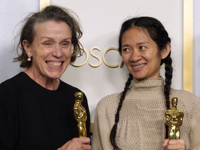 'Nomadland' wins big at pandemic Oscars as Zhao makes history