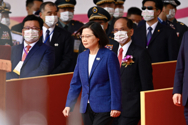 Taiwan leader says island will not bow to China