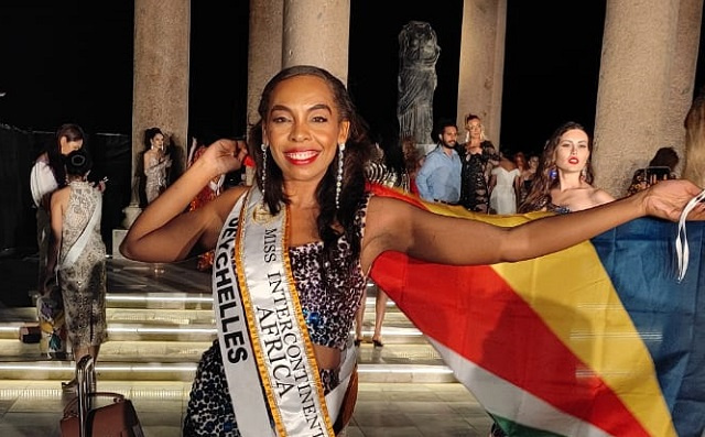 Miss Seychelles wins Miss Intercontinental Africa at pageant night in Egypt