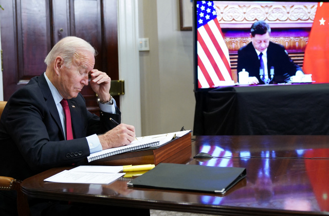 Biden urges 'guardrails' against conflict in virtual Xi summit