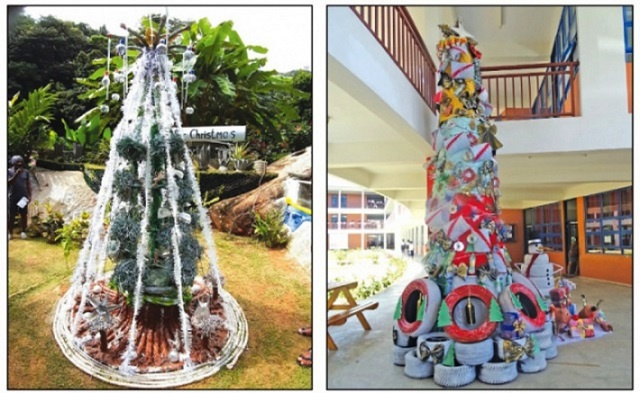 Recycled Christmas tree competition returns to Seychelles for a 2nd year
