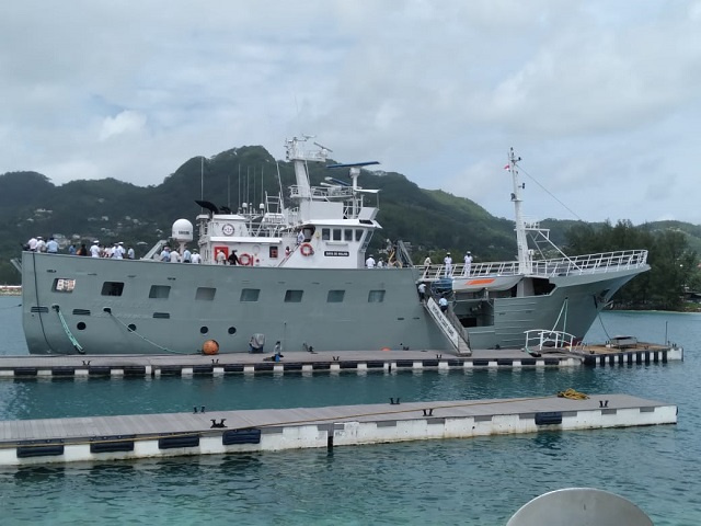 Spanish purse seiner group donates supply vessel to Seychelles Coast Guard