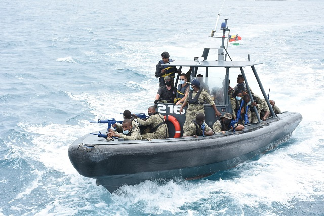 Seychelles' military get training boost alongside U.S. Naval Forces Africa