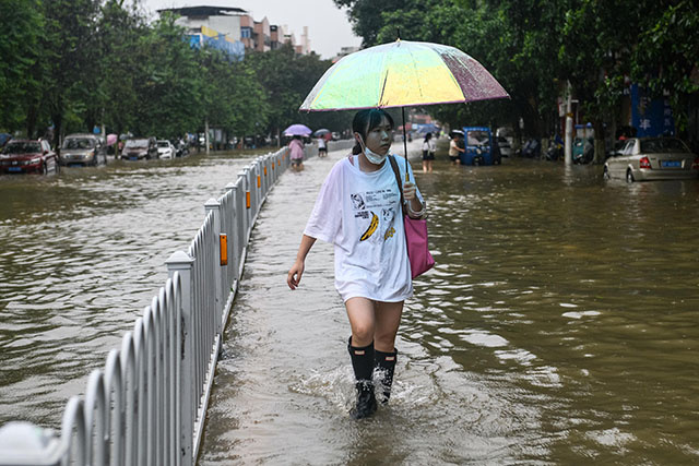 Chine: pluies record dans le Sud, plus de 220.000 évacués