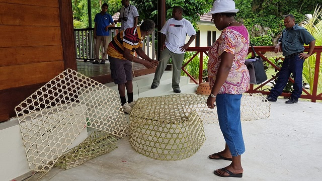 Sustainable fishing: Seychelles Fishing Authority registering fish traps