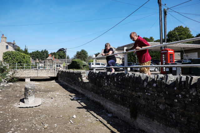 In scorched UK, source of River Thames dries up