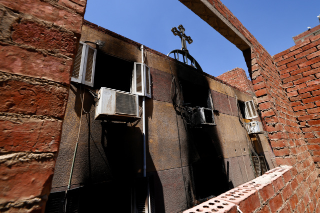 Electrical fire kills 41 in Cairo Coptic church