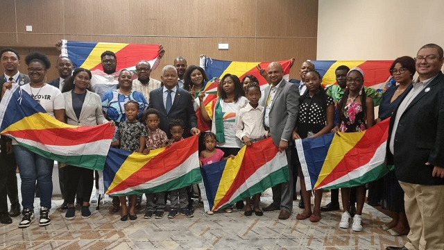 Seychelles' President meets Seychellois community in DRC