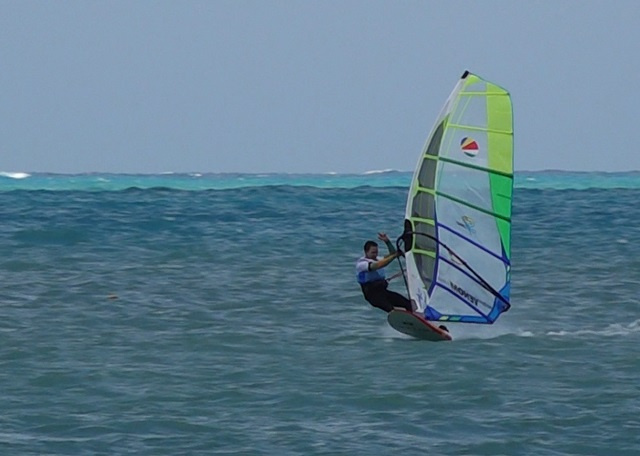 Seychelles’ top windsurfer Jean-Marc Gardette wins Mahe-Praslin race