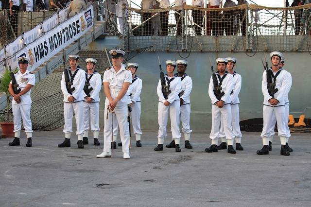 HMS Montrose in Seychelles for joint training exercise