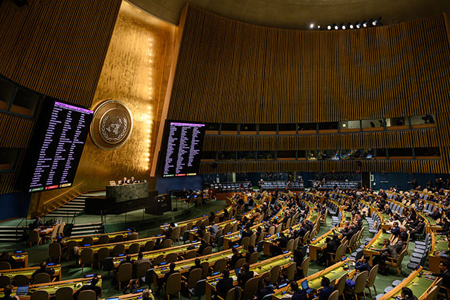 Large condamnation par l'ONU des "annexions illégales" russes en Ukraine