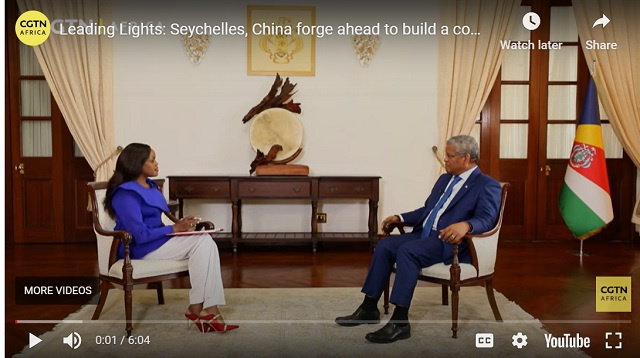 Leading Lights: Seychelles, China forge ahead to build a community with a shared future