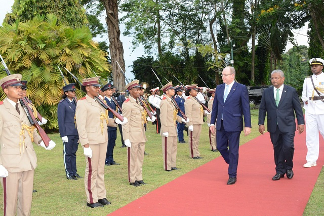 Seychelles' President and Prince of Monaco agree to increase joint efforts in environmental protection