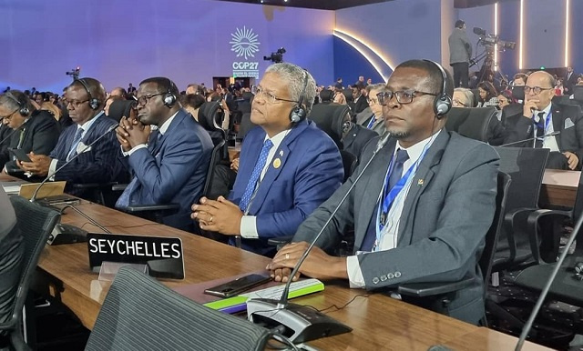 COP27 : L’accord pour le Fond pour les pertes et dommages est excellent, mais gardez l'engagement de 1,5 C en vie, selon les Seychelles