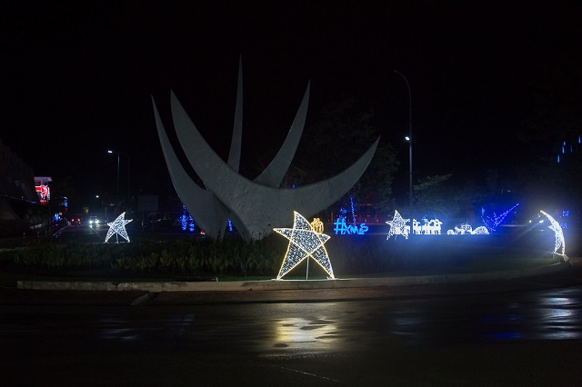 Victoria sparkling and ready for a sunny Christmas in Seychelles