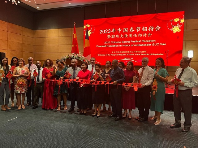 Year of the Rabbit: Chinese Ambassador to Seychelles honoured at Chinese Spring Festival reception