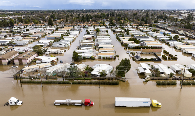 Biden declares disaster as California takes another storm-pounding