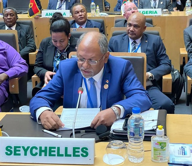 Seychelles is living the consequences of climate impact daily, says Vice-President at AU Summit