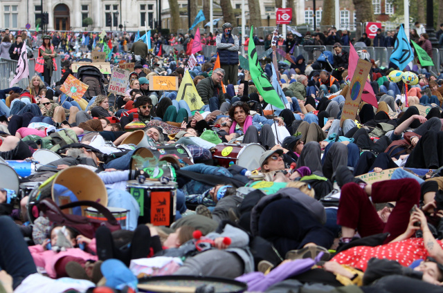 Climate protesters launch four-day mass action in London