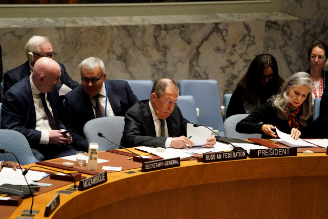 Ukraine allies denounce 'cynical' Russian meeting at UN