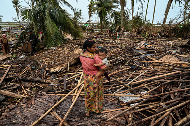 Au moins 41 morts en Birmanie après le cyclone Mocha