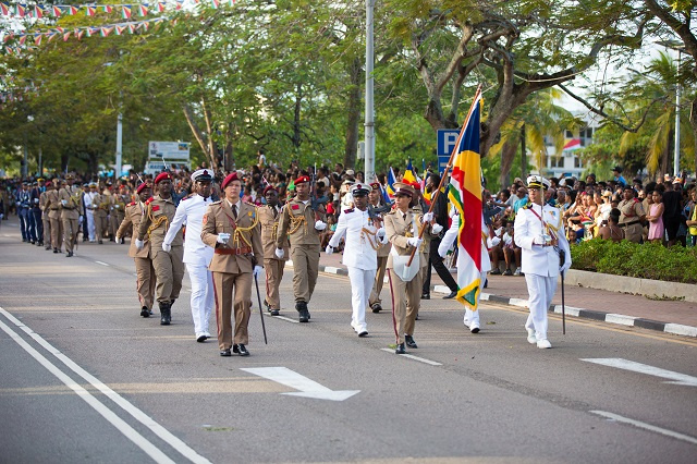 Colours of a young nation shine in Seychelles National Day Parade