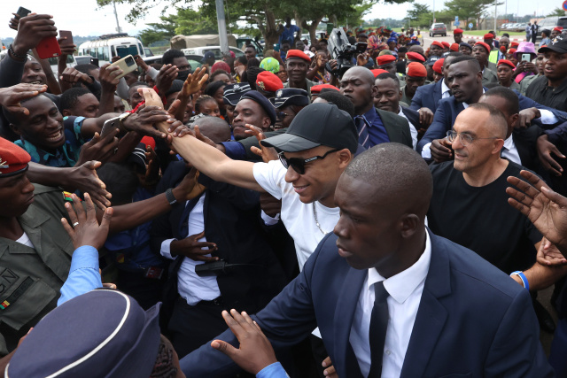 France star footballer Mbappe visits father's native Cameroon