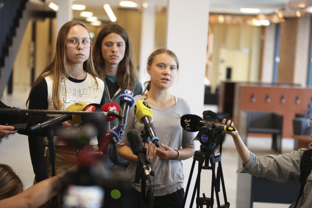 Greta Thunberg fined for disobeying Sweden police, denies crime