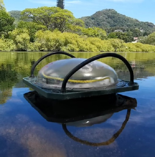 OceanLabs Seychelles recycling FADs buoys for protected zones
