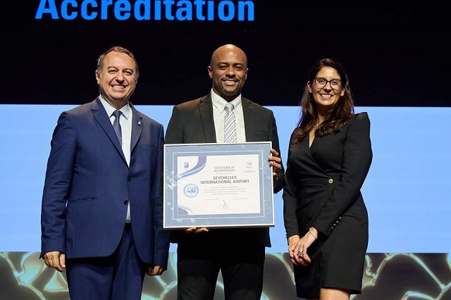 Seychelles International Airport gets ACI Level 1 accreditation