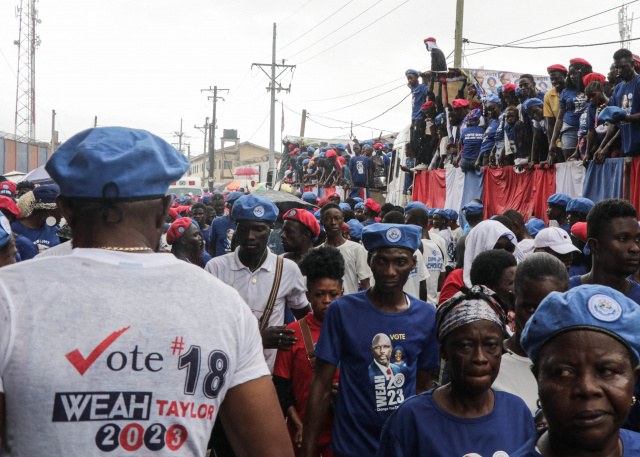 Liberian President George Weah launches campaign for second term