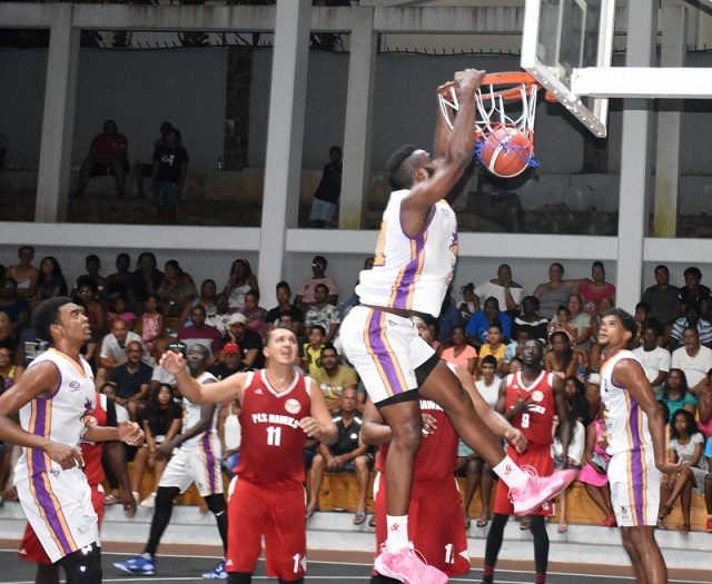Seychelles' Beau Vallon team participates in Basketball Africa League