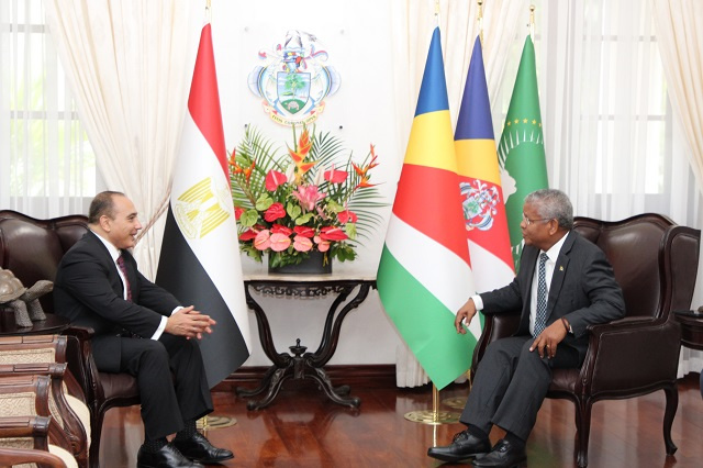 Egyptian Ambassador to Seychelles accredited, British diplomat bids farewell