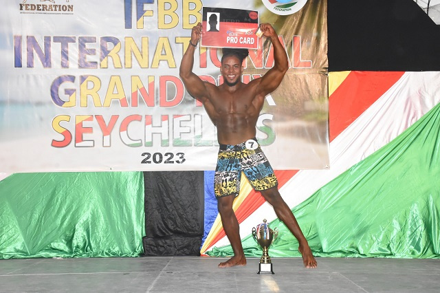 IFBB International Grand Prix: Seychellois bodybuilder wins pro card 