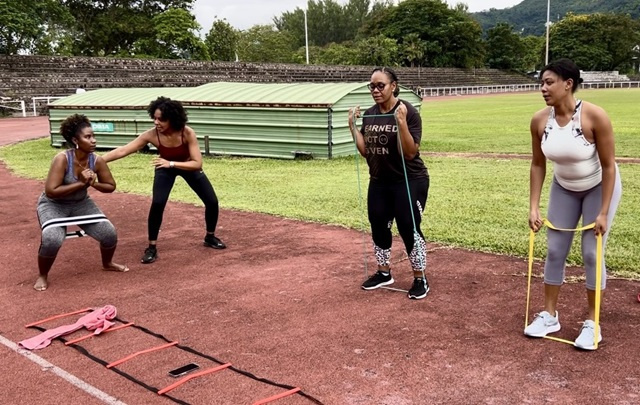 Fit with Kelly: Fun Workout Day with former Miss Seychelles on April 13