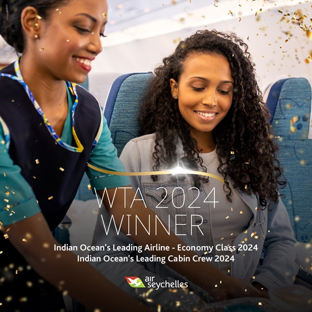 Air Seychelles remporte deux distinctions aux World Travel Awards
