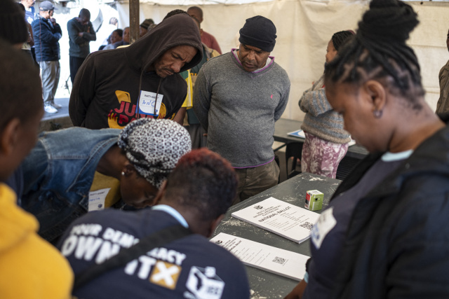 South Africa votes with long ANC dominance under threat