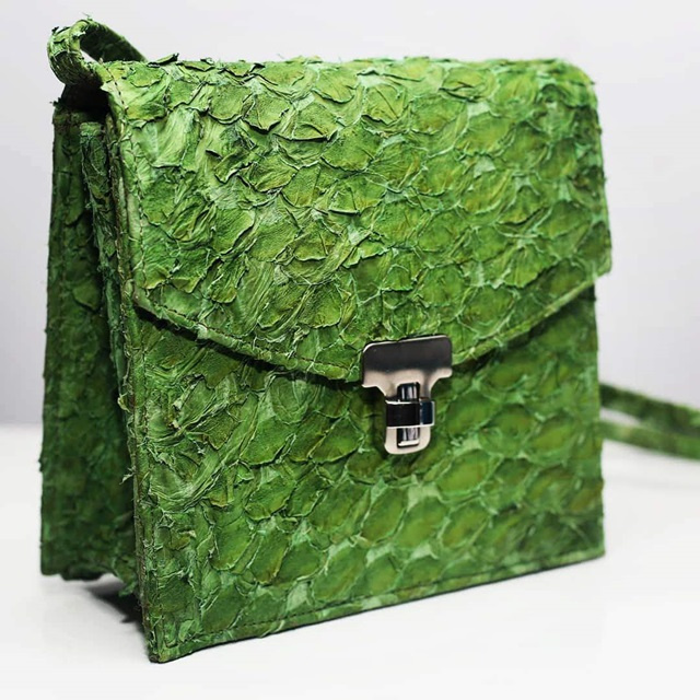 Seychelles' women, girls and youth learn to transform fish skin to leather 