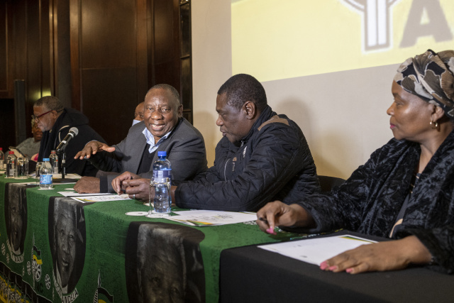 S. African parliament meets to re-elect weakened ANC president