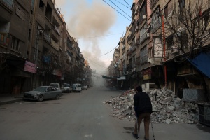 Strikes pound Syria's Eastern Ghouta as world fumbles for response