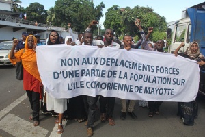 Manifestation à Moroni pour réclamer le retour de Mayotte dans le giron des Comores