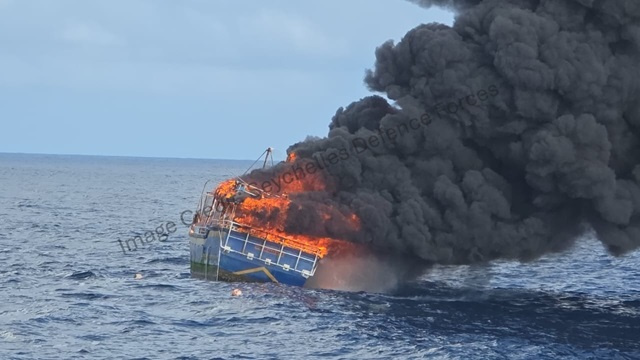 Les Forces de Défense des Seychelles interceptent un nouveau navire de pêche illégale