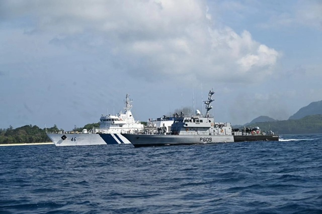 Les gardes côtes des Seychelles en route pour MILAN 2026 en Inde