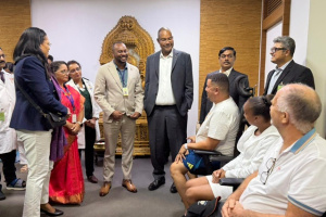 President Herminie visits Seychellois patients at SIMS hospital in Chennai & discusses enhanced cooperation